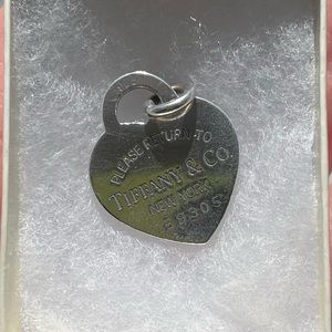 Small sterling silver Return to Tifffany’s heart charm (c. 2006)
